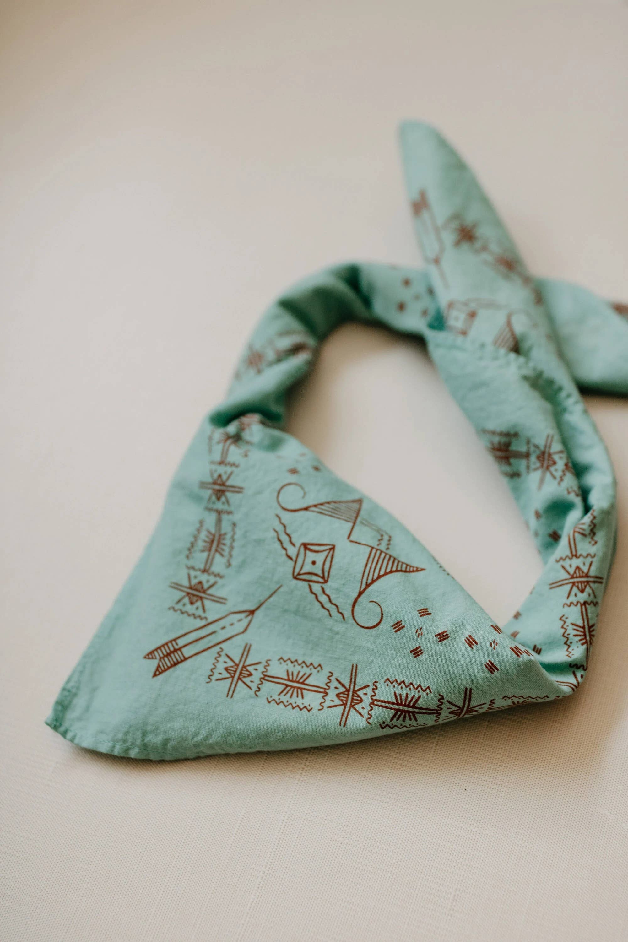 Plant dyed Premium Cotton Bandana