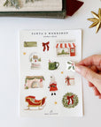 Santa's Workshop Sticker Sheets