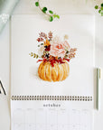 2025 Watercolor Bouquets Calendar