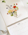 2025 Watercolor Bouquets Calendar