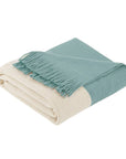 Cashmere-Like 50x60" Fringed Throw Blanket: Taupe