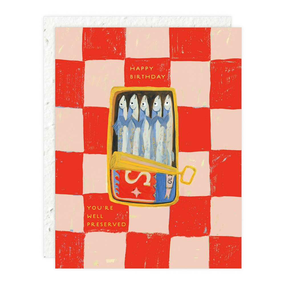 Sardines - Birthday Card