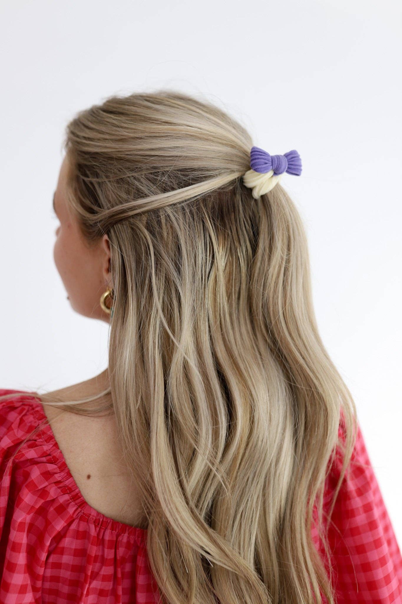 TWO TONED BOW SLICK BACK PONYTAILS (PACK OF 3)